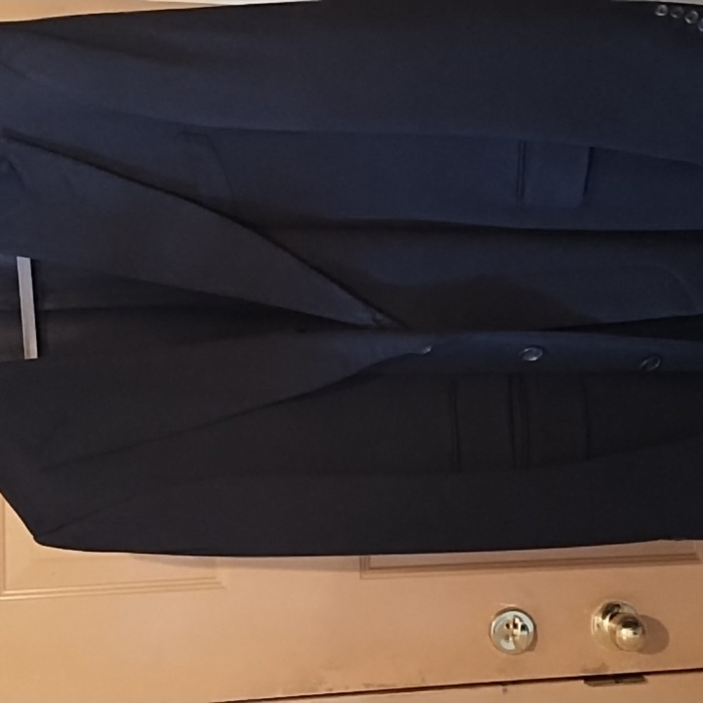 Tom Ford (James Bond) - Men's Navy Cashmere Overcoat - Size 50 Tall (Photo 2/16) - Picture 8 of 16